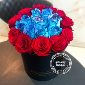 باکس رز آبی و قرمز