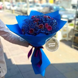 دسته گل ژیپسوفیلا و کرزنتیا