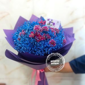 دسته گل ژیپسوفیلا ابی