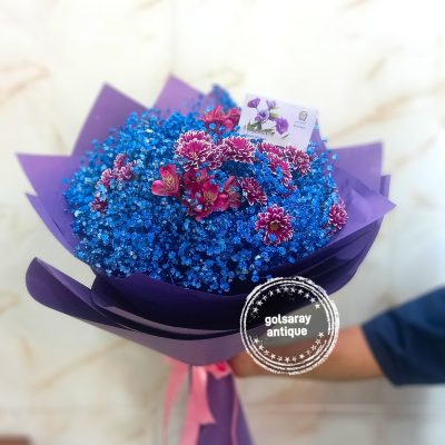 دسته گل ژیپسوفیلا ابی