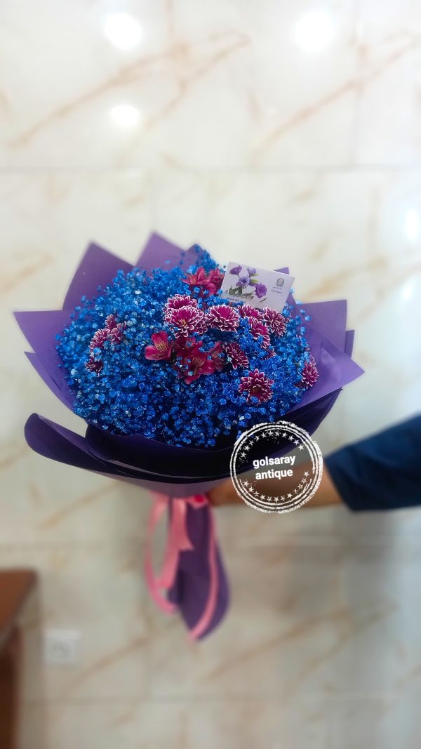 دسته گل ژیپسوفیلا ابی کدD05